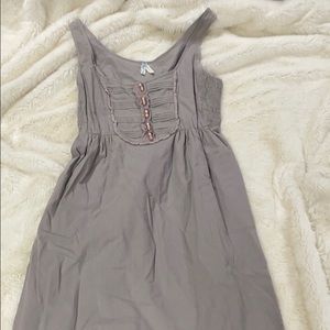 Anthropologie grey dress